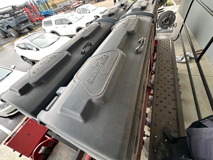 0 SEMEATO PD 17 3M 6 ROW DOUBLE DISC SEEDER WITH FRONT COULTERS RED