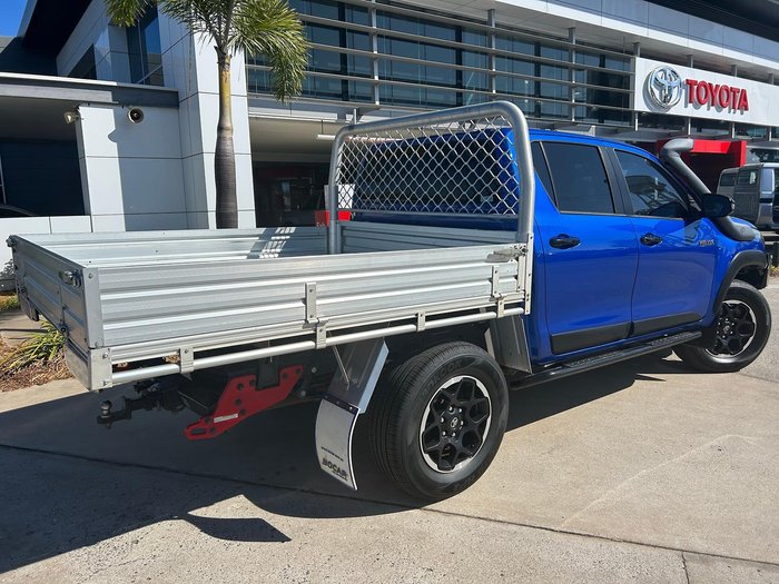 2019 Toyota Hilux Rugged X GUN126R 4X4 Dual Range Nebula Blue
