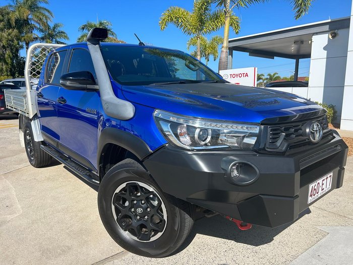 2019 Toyota Hilux Rugged X GUN126R 4X4 Dual Range Nebula Blue