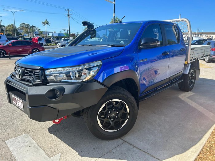 2019 Toyota Hilux Rugged X GUN126R 4X4 Dual Range Nebula Blue