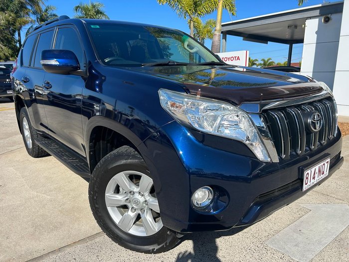 2014 Toyota Landcruiser Prado GXL KDJ150R MY14 4X4 Dual Range Dynamic Blue
