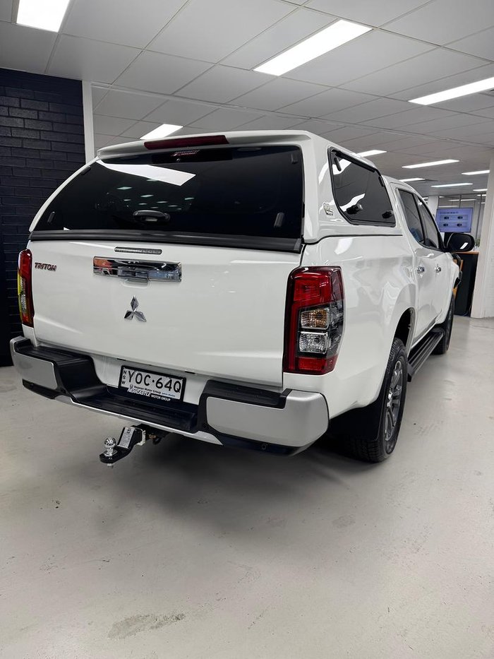 2023 Mitsubishi Triton GLS MR MY23 4X4 Dual Range White