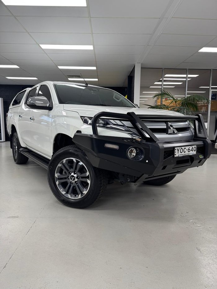 2023 Mitsubishi Triton GLS MR MY23 4X4 Dual Range White