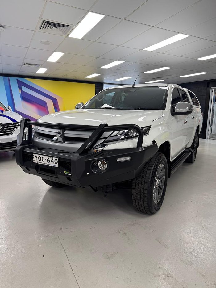2023 Mitsubishi Triton GLS MR MY23 4X4 Dual Range White