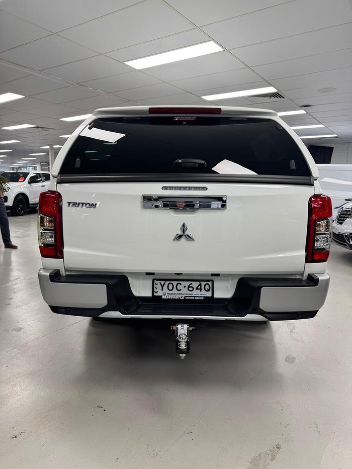 2023 Mitsubishi Triton GLS MR MY23 4X4 Dual Range White