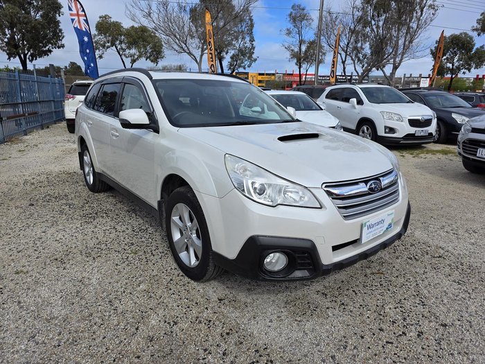 2013 Subaru Outback 2.0D Premium 4GEN MY13 AWD Satin White Pearl