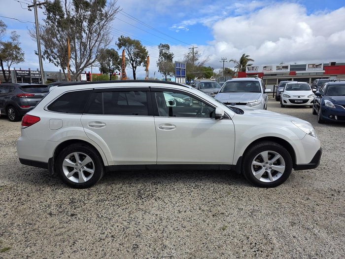 2013 Subaru Outback 2.0D Premium 4GEN MY13 AWD Satin White Pearl
