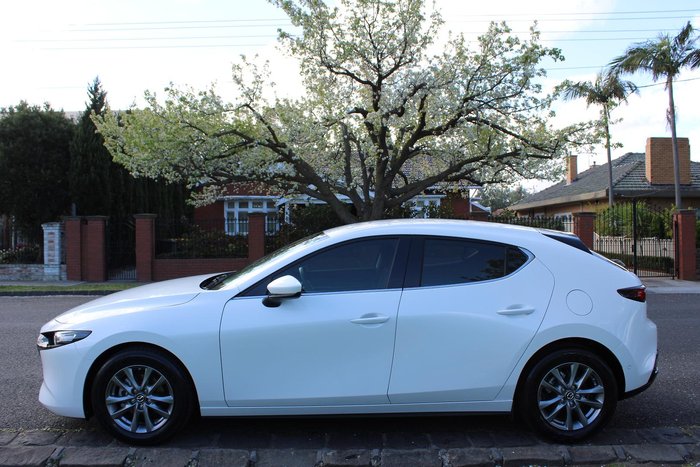 2021 Mazda 3 G20 Pure BP Series Snowflake White Pearl
