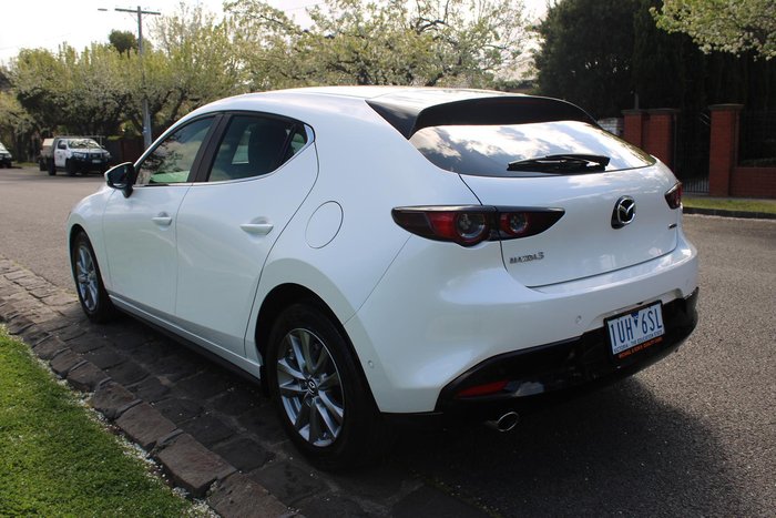 2021 Mazda 3 G20 Pure BP Series Snowflake White Pearl