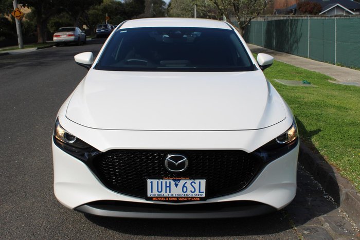 2021 Mazda 3 G20 Pure BP Series Snowflake White Pearl