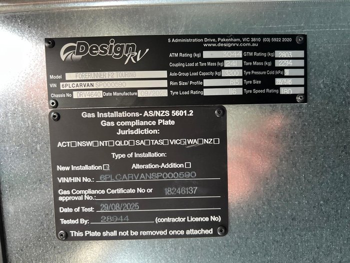 2025 Design RV Forerunner F2 Bunk, 21'