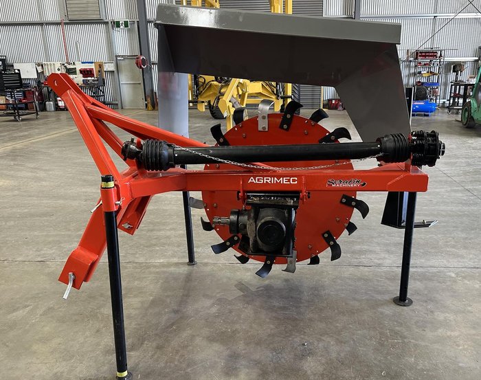 0 AGRIMEC VA SIDE ROTARY TRENCH 55L NEW ORANGE