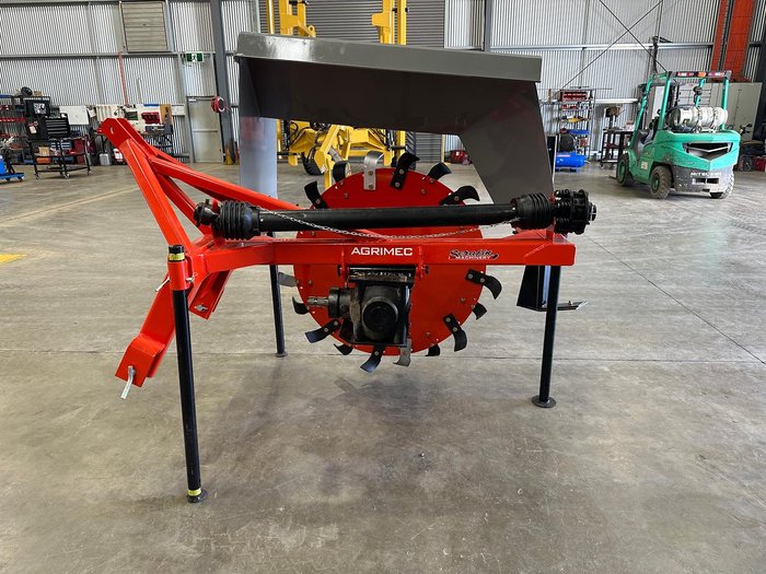 0 AGRIMEC VA SIDE ROTARY TRENCH 55L NEW ORANGE