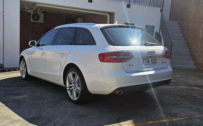 2013 Audi A4 B8 MY13 Glacier White