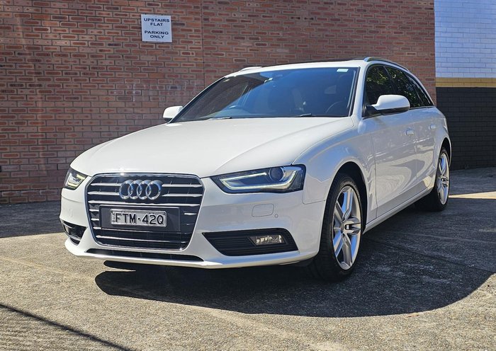 2013 Audi A4 B8 MY13 Glacier White