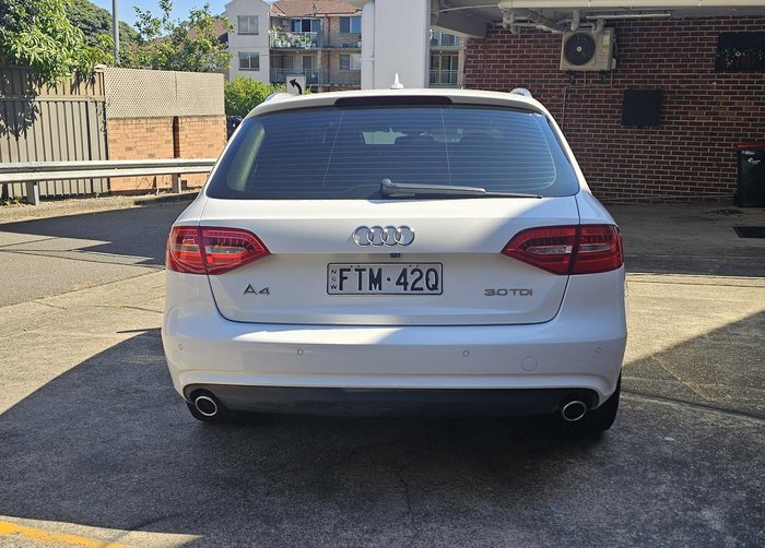 2013 Audi A4 B8 MY13 Glacier White