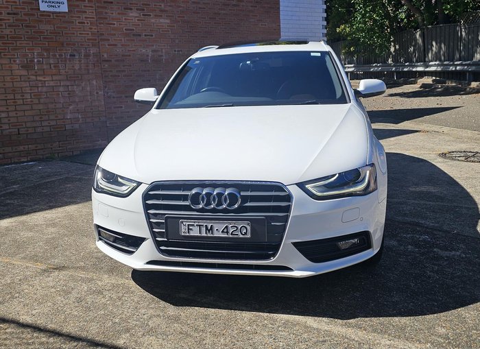 2013 Audi A4 B8 MY13 Glacier White