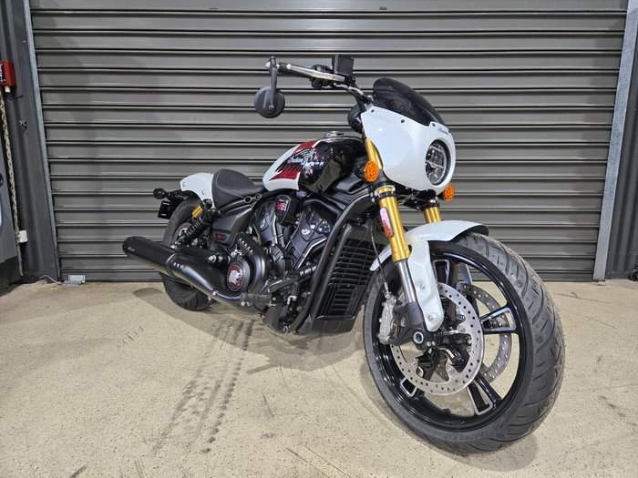 2025 INDIAN SCOUT 101 LIMITED GHOST WHITE METALLIC