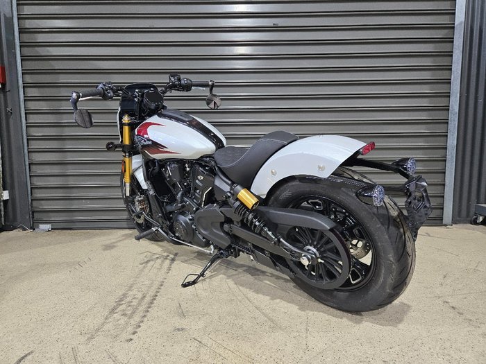2025 INDIAN SCOUT 101 LIMITED GHOST WHITE METALLIC