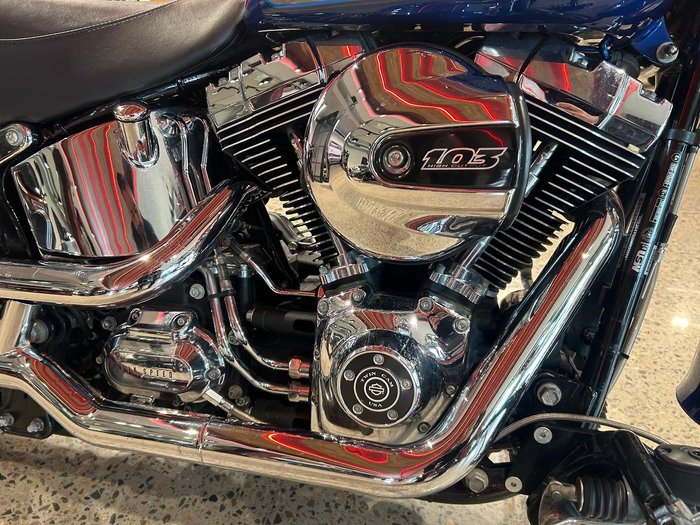 2017 Harley-Davidson Fat Boy 103 (FLSTF) Softail Blue