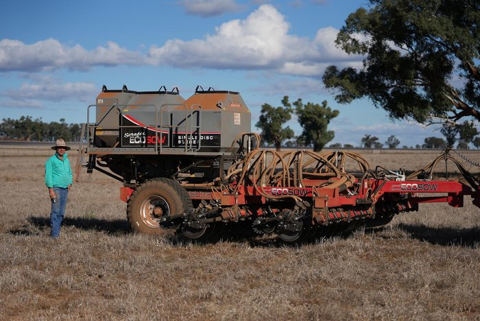 SERAFIN ECOSOW 632 SINGLE DISC SEEDER WITH GASON BIN NEW