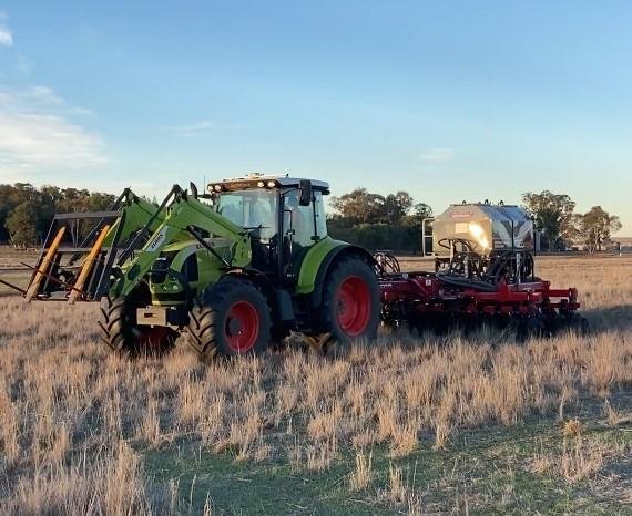 0 SERAFIN ECOSOW 632 SINGLE DISC SEEDER WITH GASON BIN NEW RED