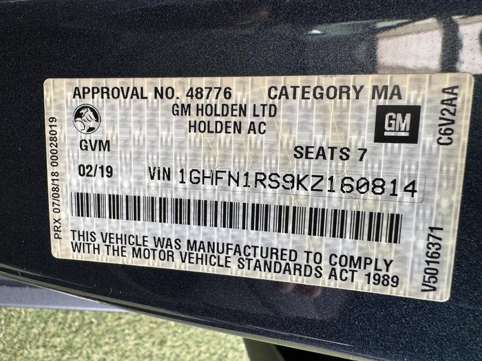 2018 Holden Acadia LT