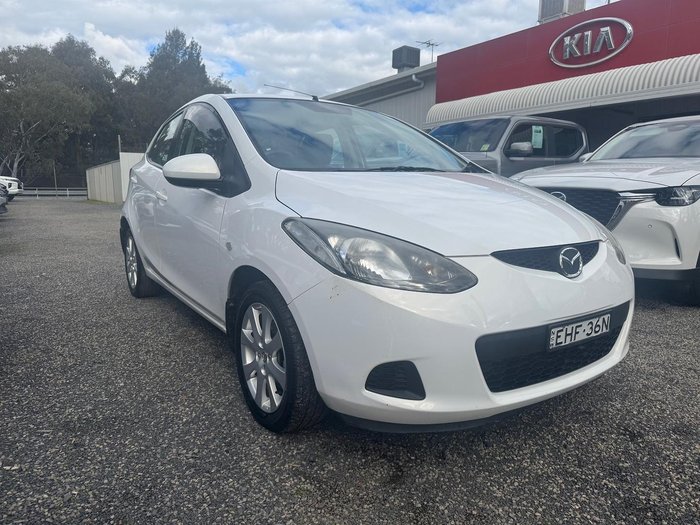 2010 Mazda 2 Maxx DE Series 1 Crystal White Pearl