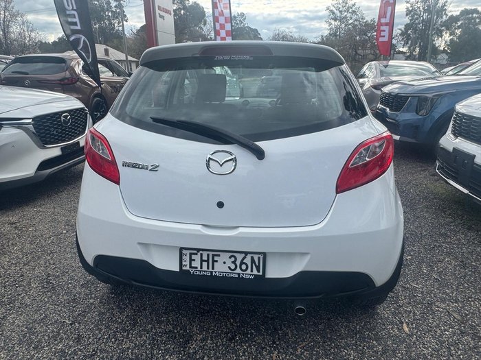 2010 Mazda 2 Maxx DE Series 1 Crystal White Pearl