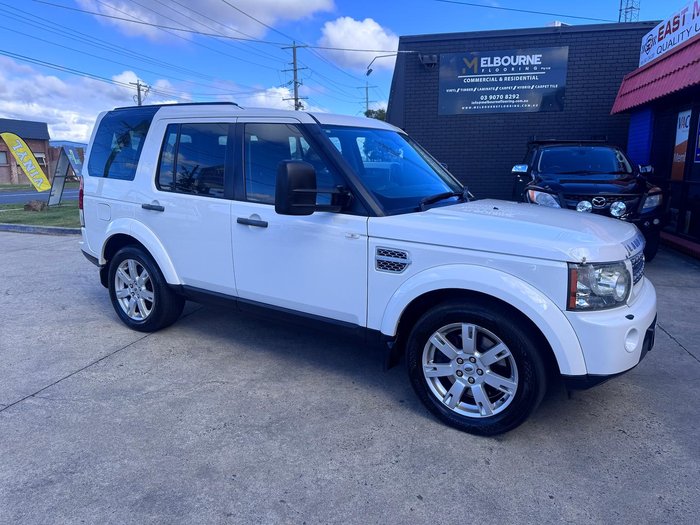 2010 Land Rover Discovery 4 TdV6 SE Series 4 MY10 4X4 Constant Alaska White