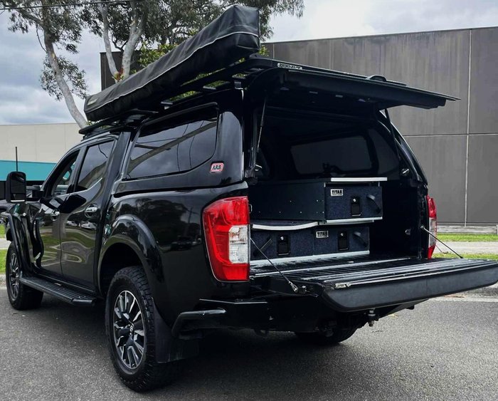 2017 Nissan Navara ST D23 Series 2 4X4 Dual Range Cosmic Black