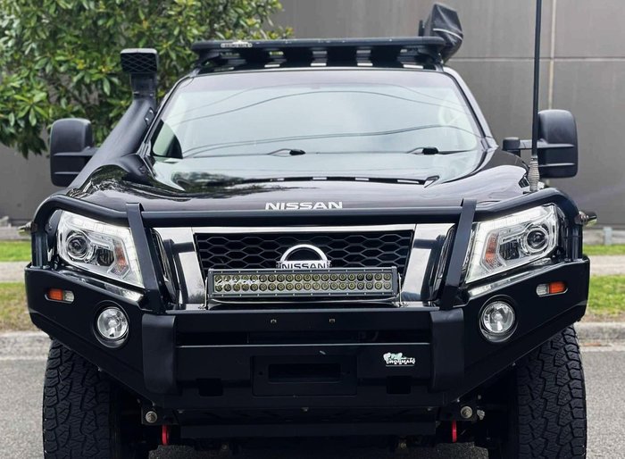 2017 Nissan Navara ST D23 Series 2 4X4 Dual Range Cosmic Black