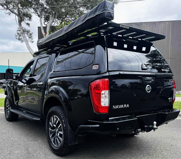 2017 Nissan Navara ST D23 Series 2 4X4 Dual Range Cosmic Black