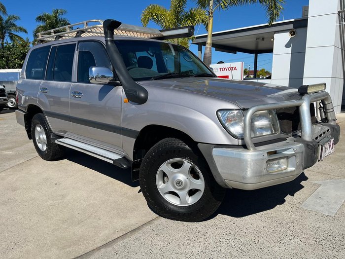 2001 Toyota Landcruiser GXL HDJ100R 4X4 Constant Silver Pearl