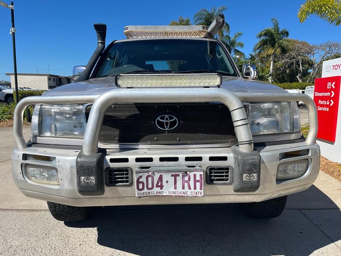 2001 Toyota Landcruiser GXL HDJ100R 4X4 Constant Silver Pearl