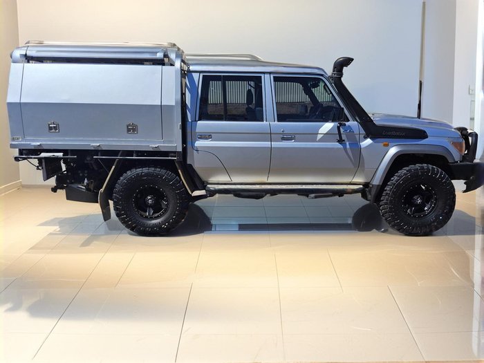 2017 Toyota Landcruiser GXL VDJ79R 4X4 Dual Range Silver Pearl