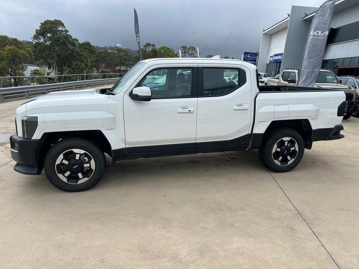 2025 Kia Tasman SX+ TK MY26 4X4 Dual Range Clear White