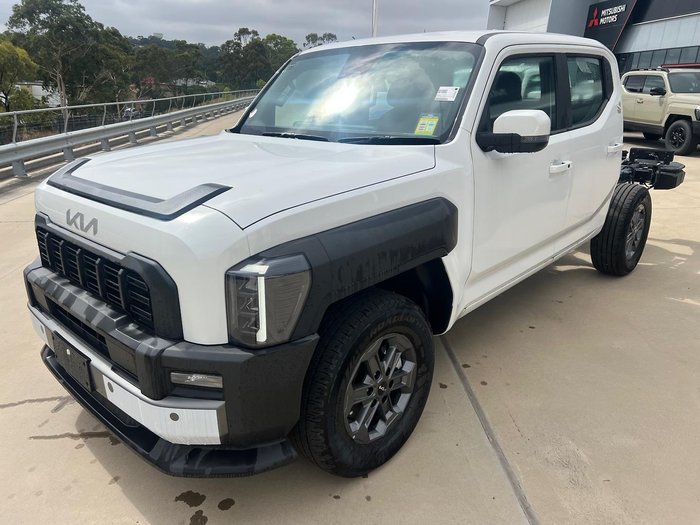 2025 Kia Tasman SX TK MY26 4X4 Dual Range Clear White