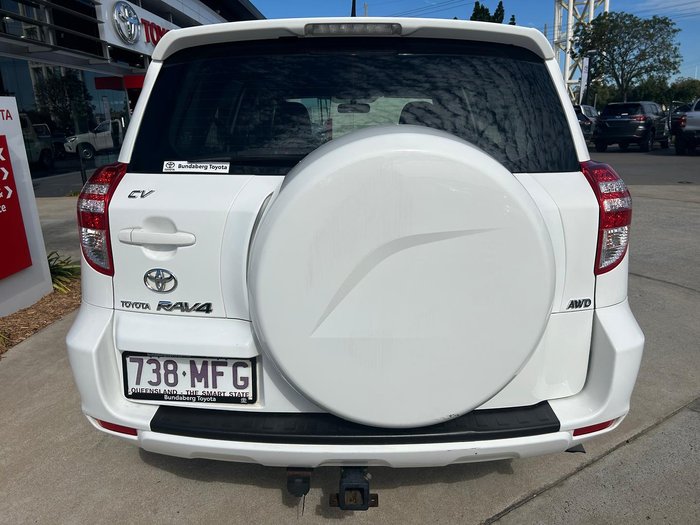 2011 Toyota RAV4 CV ACA33R MY11 4X4 On Demand Glacier White