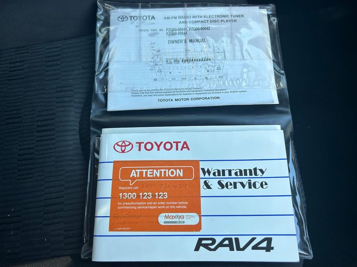 2011 Toyota RAV4 CV ACA33R MY11 4X4 On Demand Glacier White