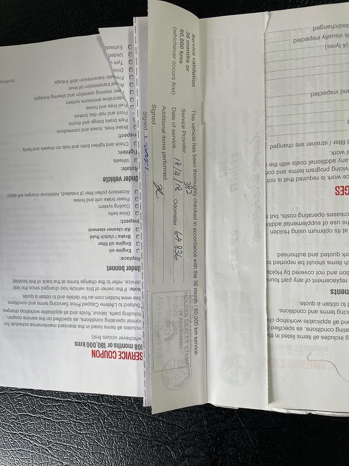 2016 Holden Commodore Evoke VF Series II MY16 Heron White