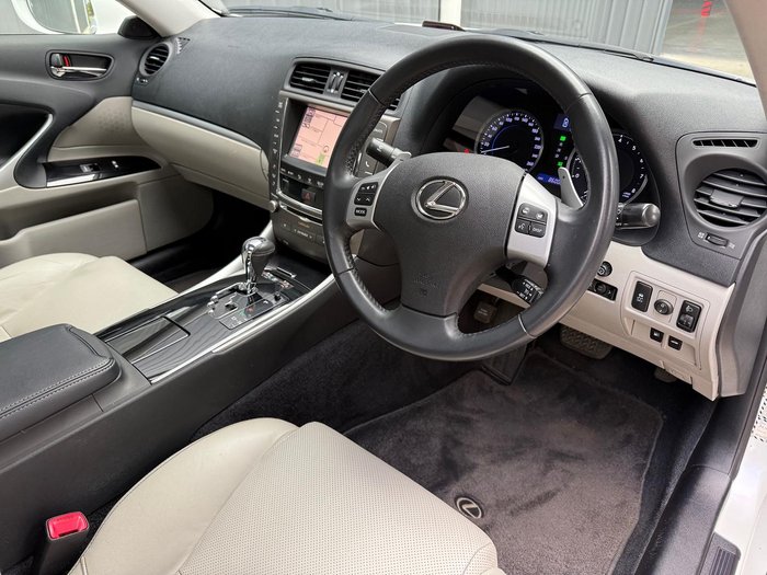 2012 Lexus IS 250 Prestige GSE20R White Pearl