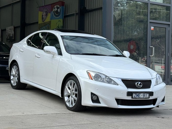 2012 Lexus IS 250 Prestige GSE20R White Pearl