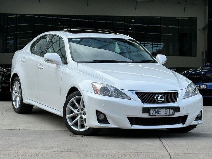 2012 Lexus IS 250 Prestige GSE20R White Pearl