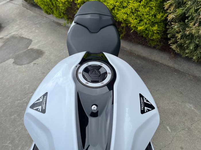 2025 Triumph DAYTONA 660 White