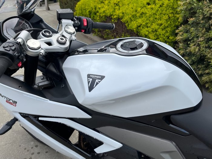 2025 Triumph DAYTONA 660 White