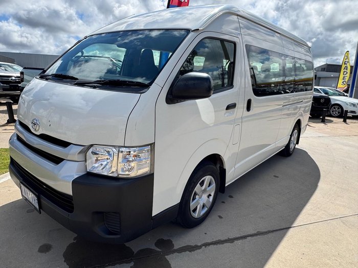 2018 Toyota Hiace Commuter KDH223R French Vanilla