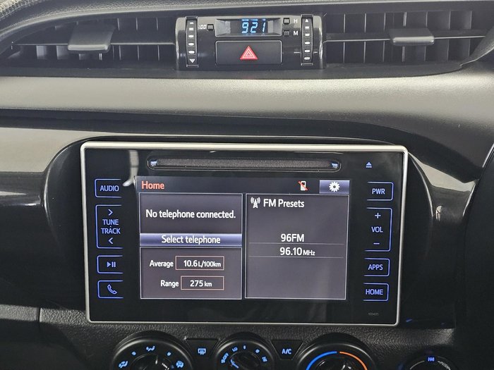 2019 Toyota Hilux SR GUN126R 4X4 Dual Range Graphite