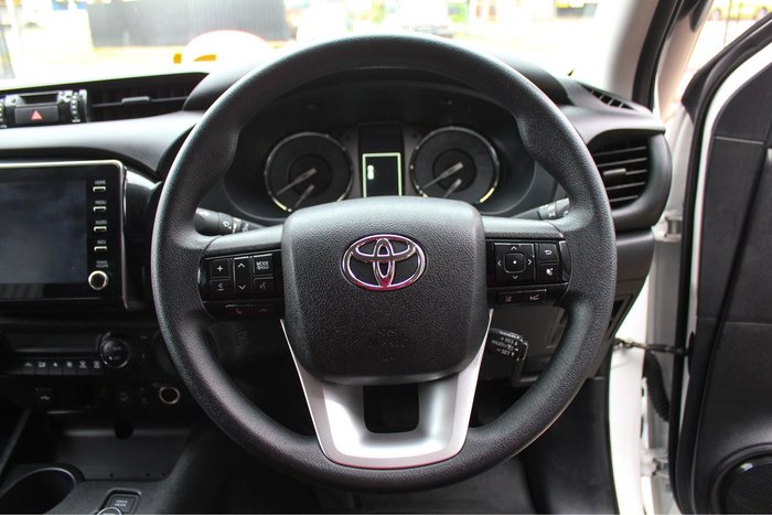 2024 Toyota Hilux SR 48V GUN126R 4X4 Dual Range Glacier White