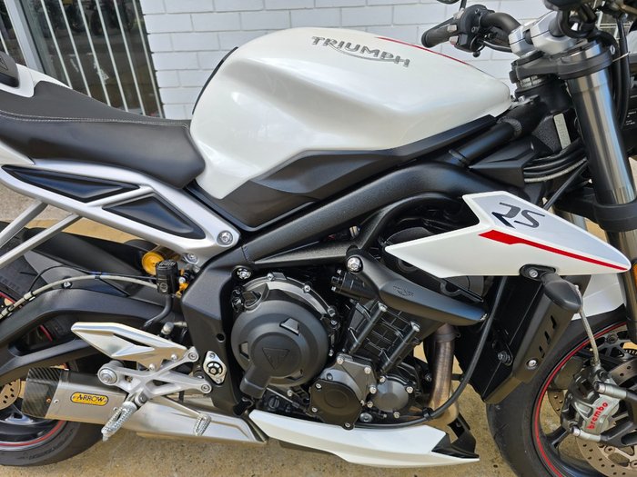 2018 Triumph STREET TRIPLE RS White